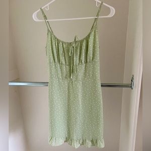 Abercrombie & fitch light green dress size xs